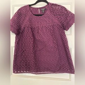 J. Crew eyelet top